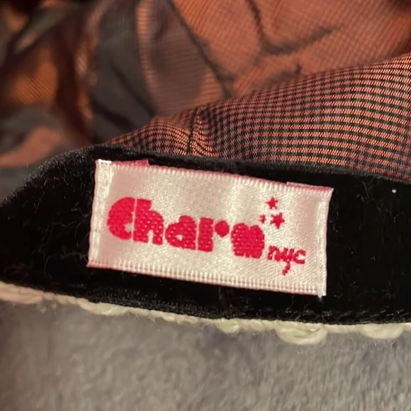 EUC Charm NYC Buckle Newsboy Cream Hat - Picture 4 of 5